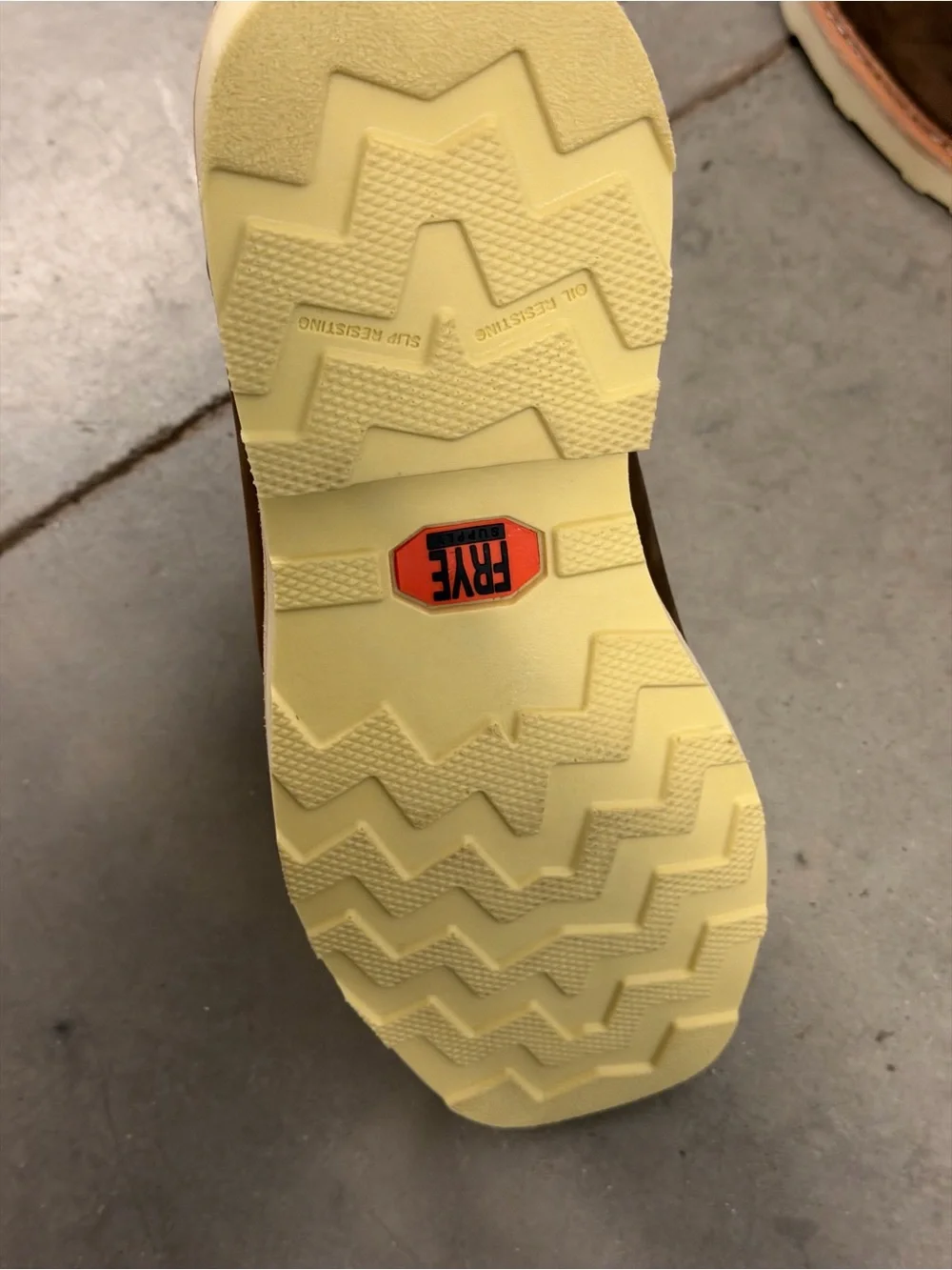 Frye sturdy leather